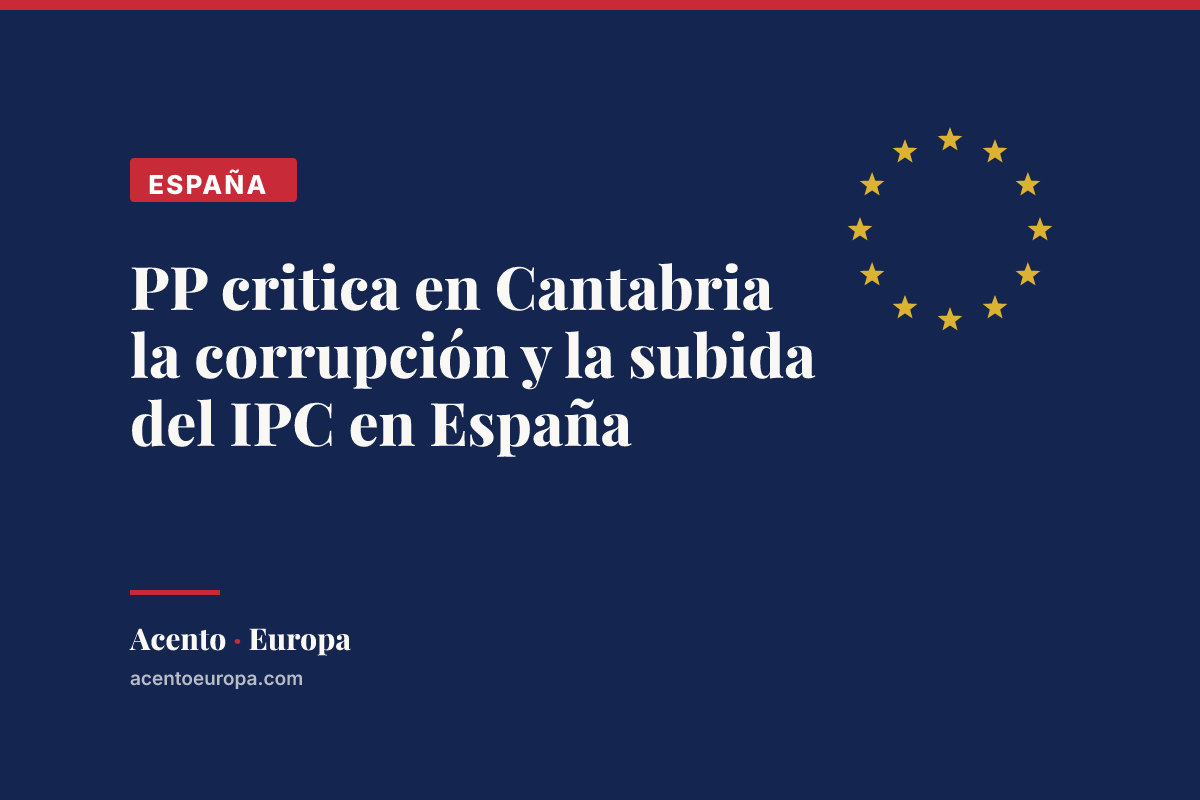 PP critica en Cantabria la corrupción y la subida del IPC en España