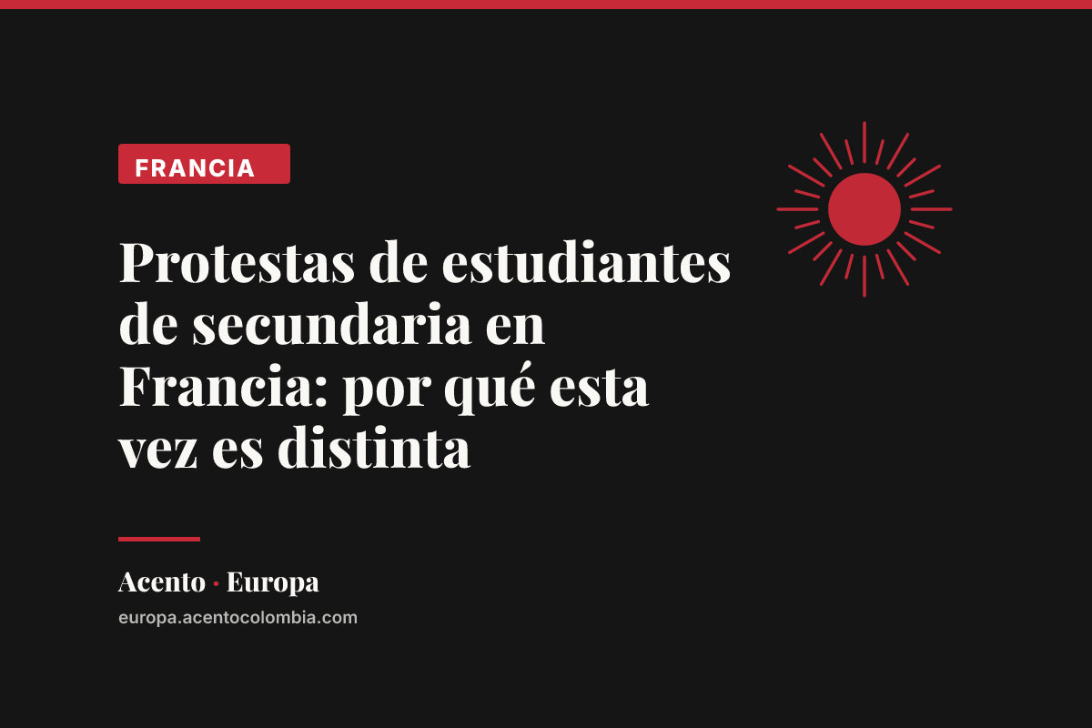 Protestas de estudiantes de secundaria en Francia: por qué esta vez es distinta
