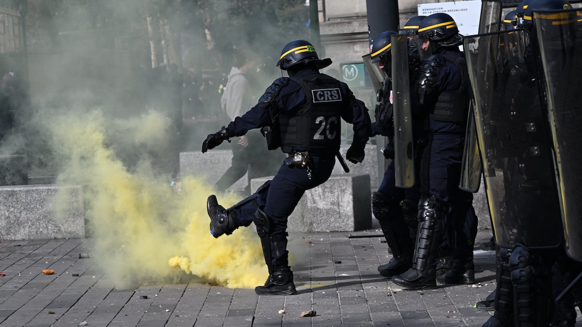 Protestas en Francia contra el encarecimiento de la vida dejan 166 detenidos