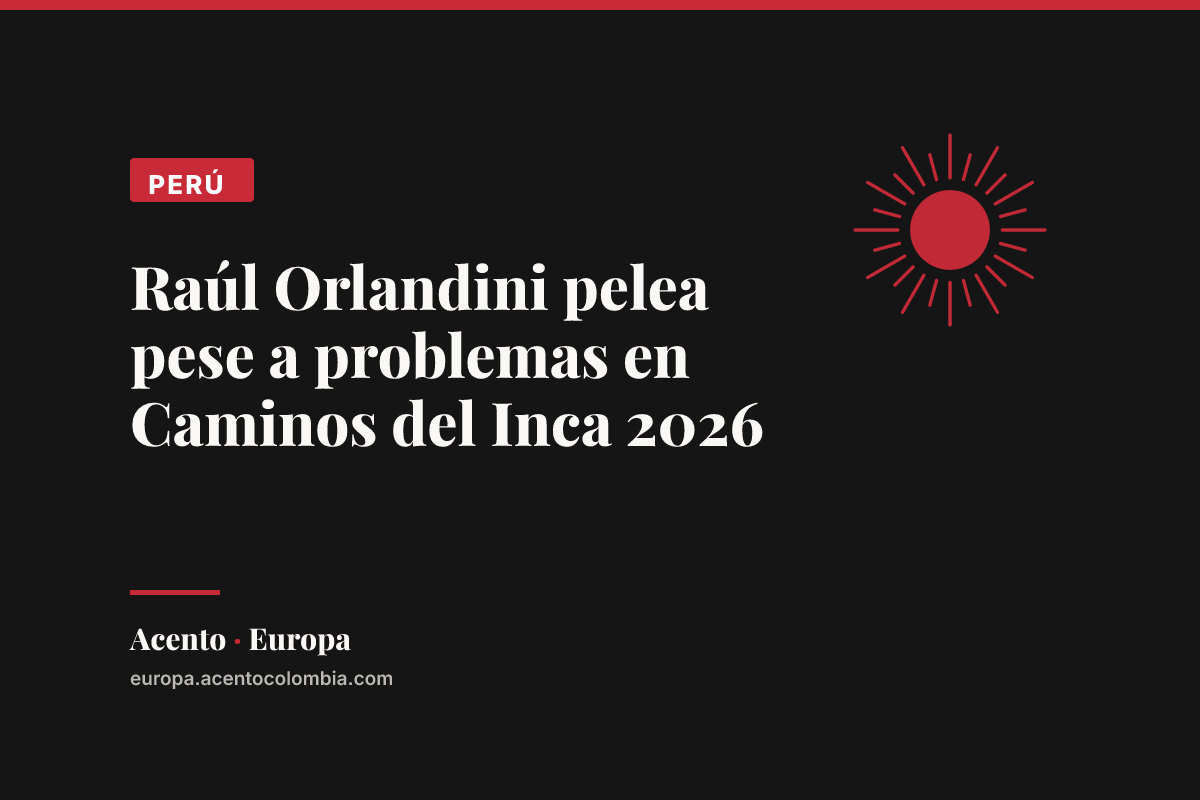 Raúl Orlandini pelea pese a problemas en Caminos del Inca 2026