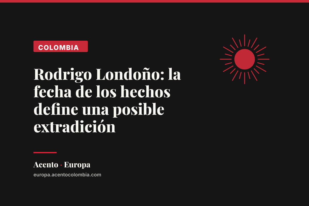 Rodrigo Londoño: la fecha de los hechos define una posible extradición