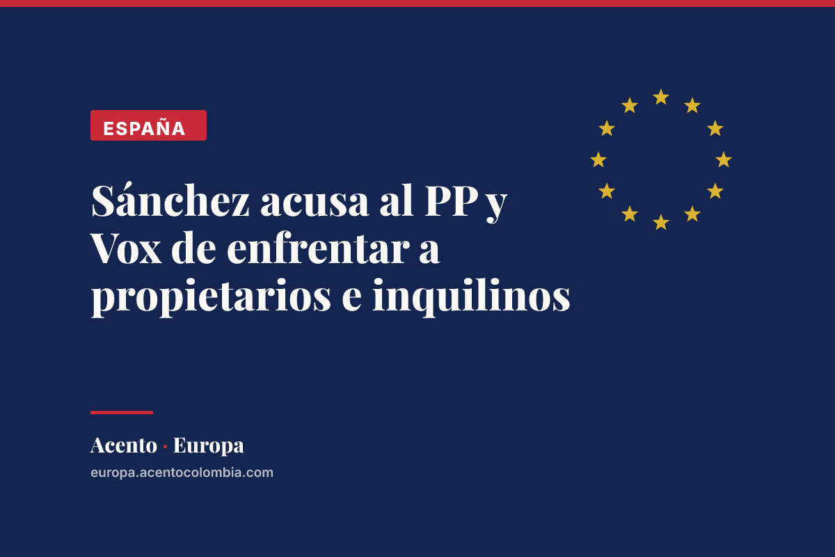 Sánchez acusa al PP y Vox de enfrentar a propietarios e inquilinos
