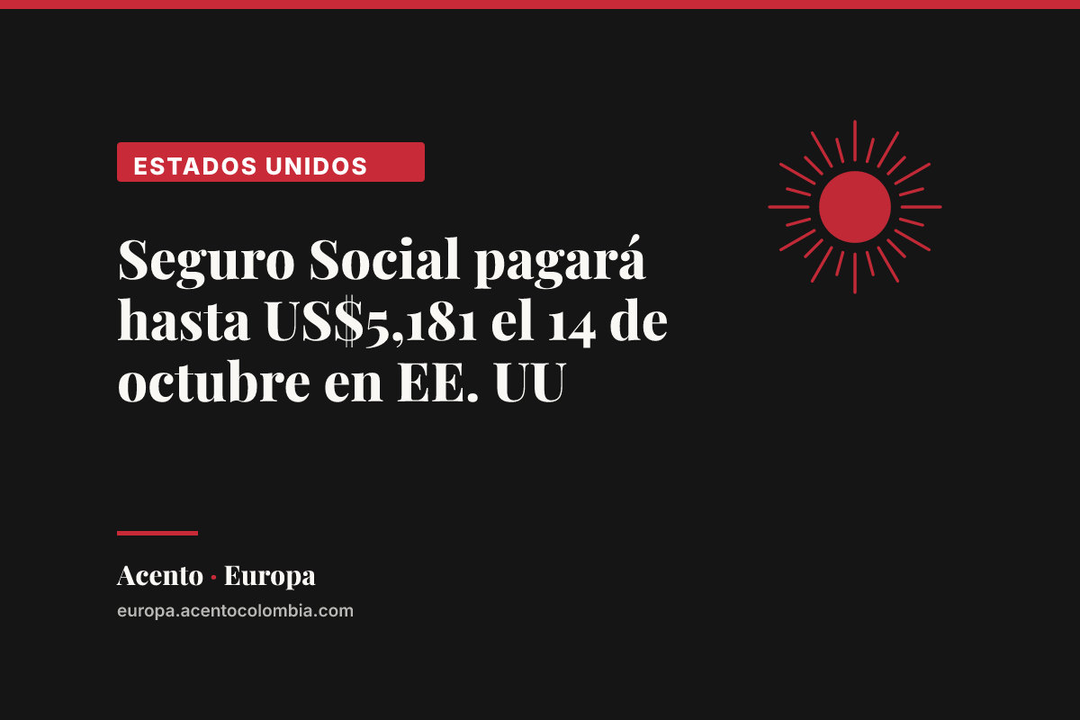 Seguro Social pagará hasta US$5,181 el 14 de octubre en EE. UU