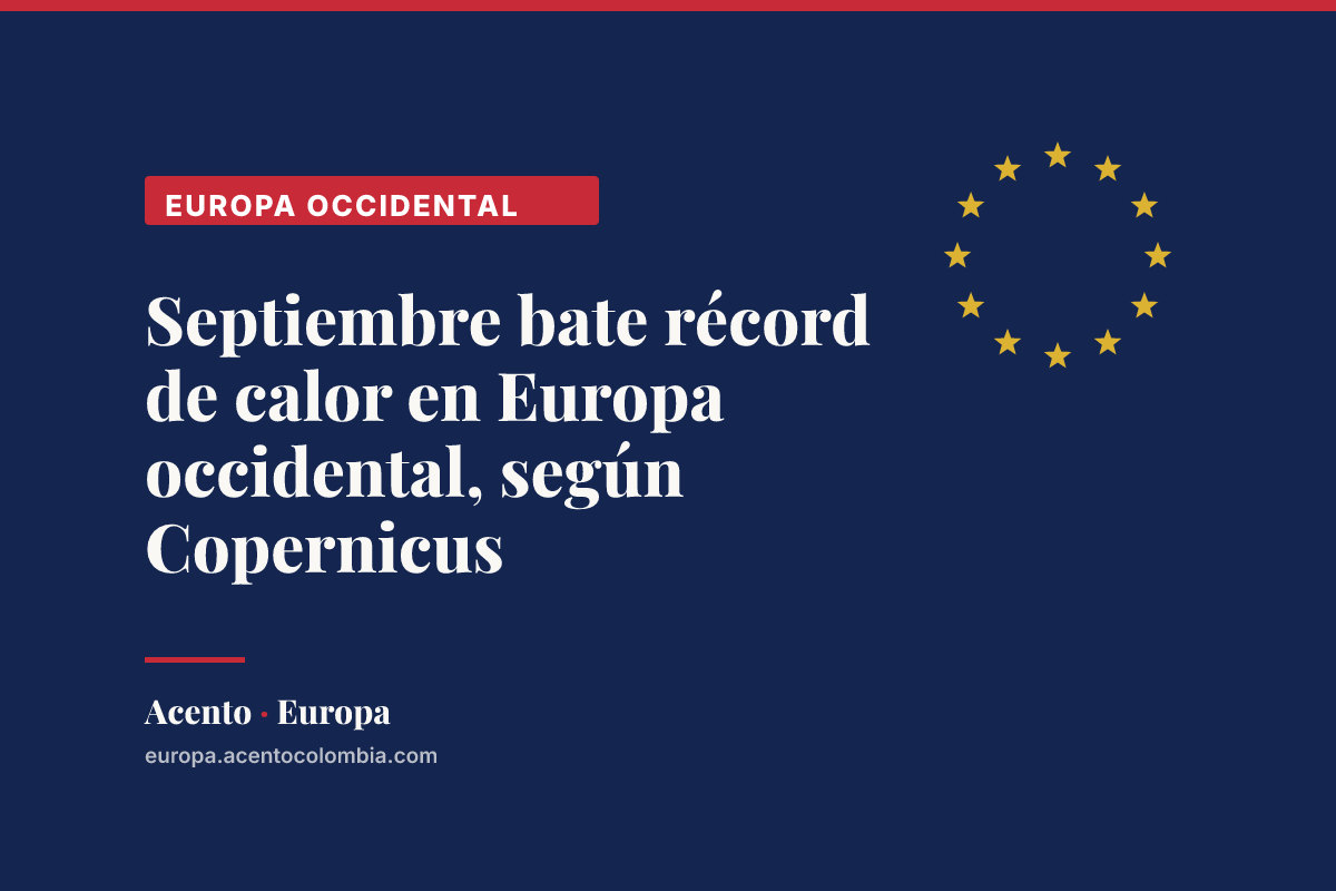 Septiembre bate récord de calor en Europa occidental, según Copernicus
