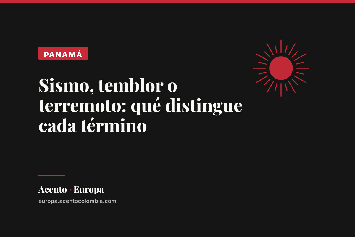 Sismo, temblor o terremoto: qué distingue cada término
