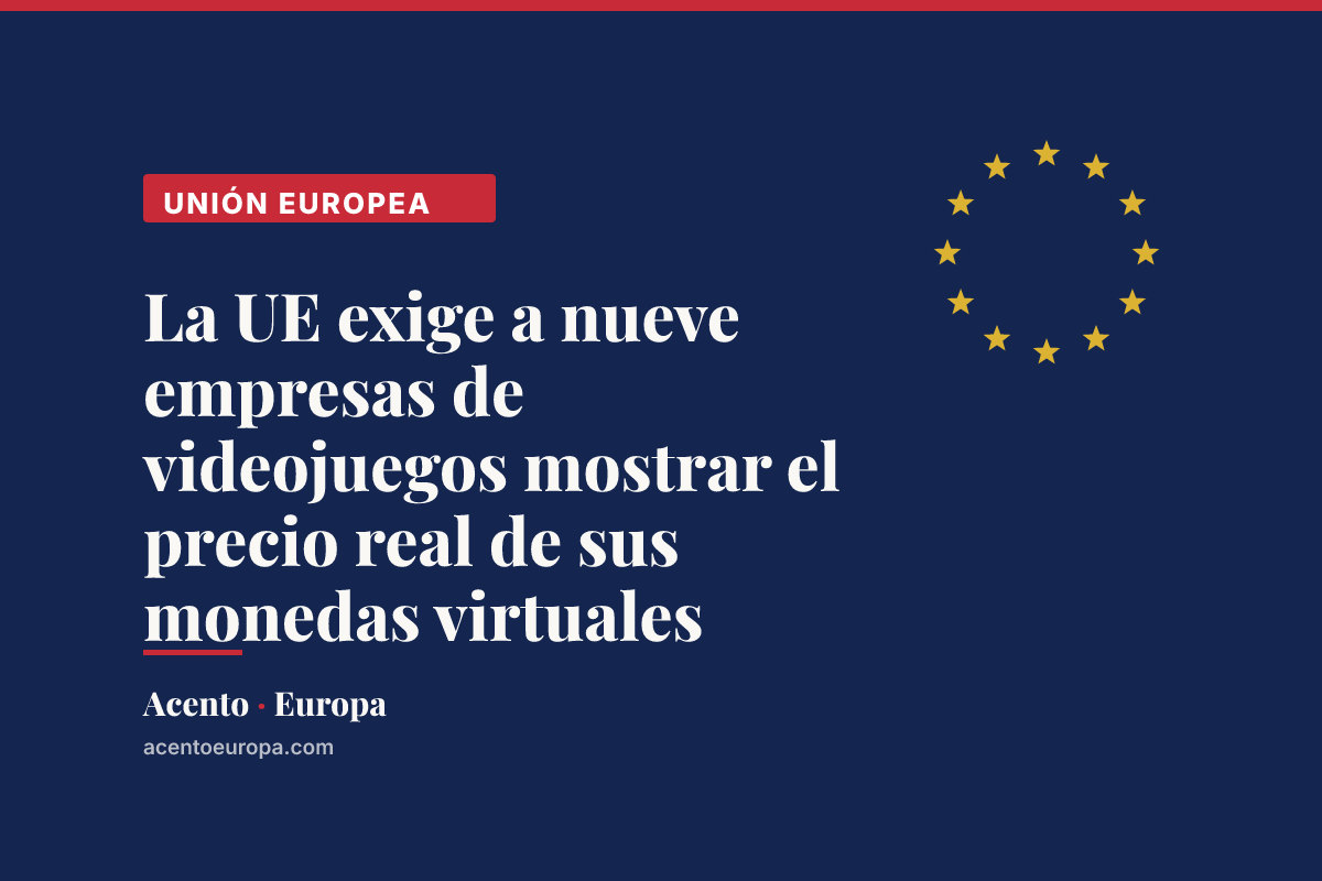 La UE exige a nueve empresas de videojuegos mostrar el precio real de sus monedas virtuales