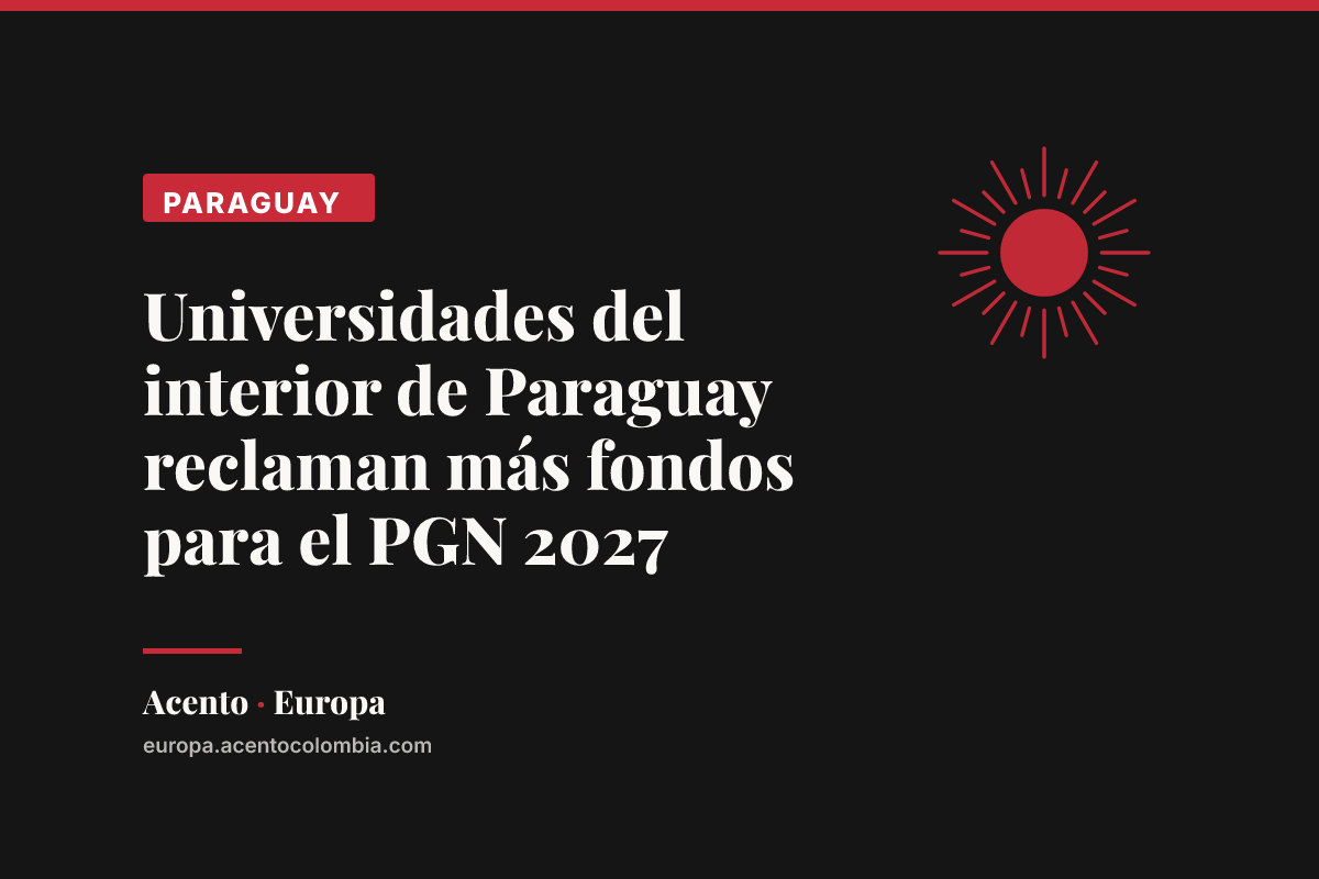 Universidades del interior de Paraguay reclaman más fondos para el PGN 2027
