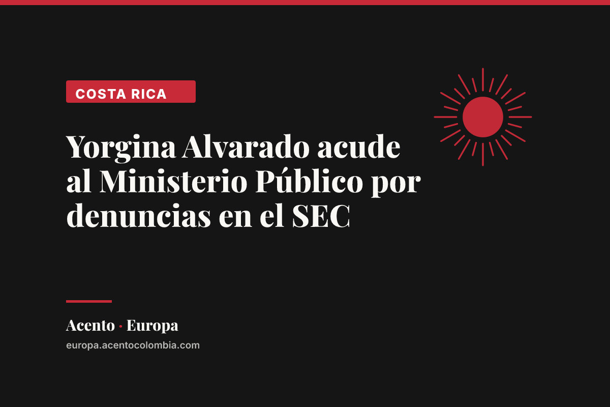 Yorgina Alvarado acude al Ministerio Público por denuncias en el SEC
